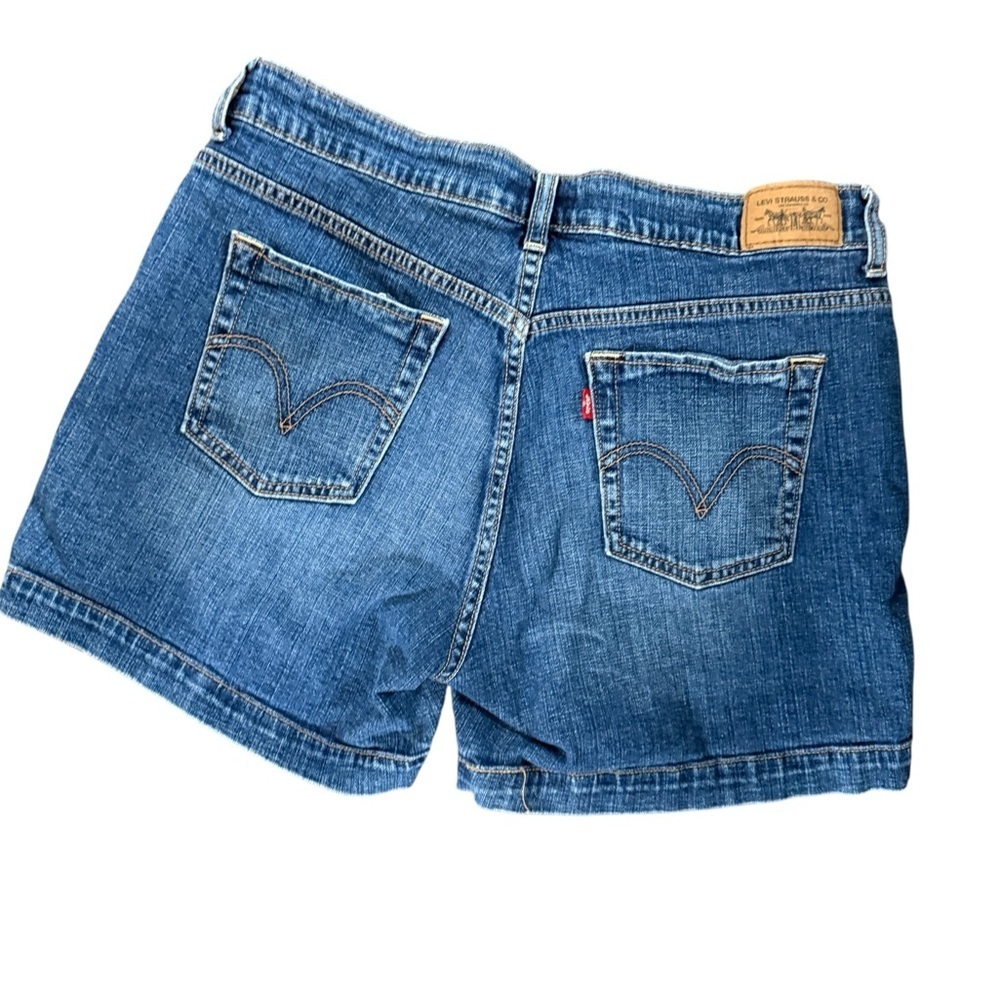 Levi's Blue Jean Shorts Classic Denim Style,  515 , size 10, hemmed